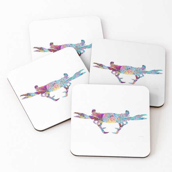 Item preview, Enchanted Whimsical Long Crab Art designed and sold by Sharon Cummings Art.