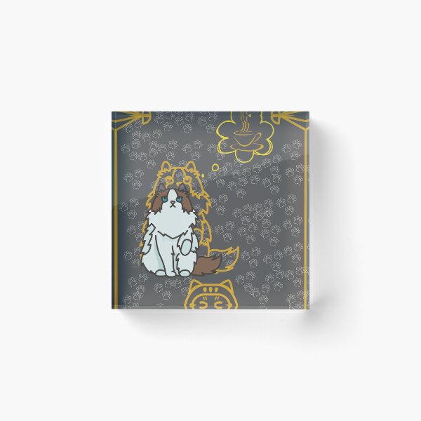 Item preview, a cat thinks about his coffee designed and sold by The Universe Of You.