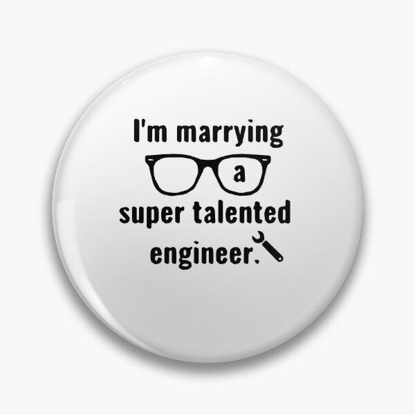 Item preview, Quirky graphic decorations portraying the talents of your supper talented engineer fiancé, removable prints and custom labels - I'm marrying a supper talented engineer designed and sold by PixelBadBunny.