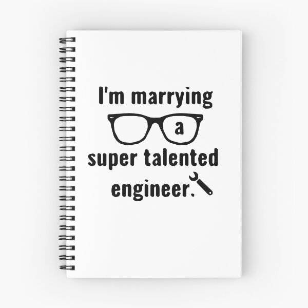 Item preview, Quirky graphic decorations portraying the talents of your supper talented engineer fiancé, removable prints and custom labels - I'm marrying a supper talented engineer designed and sold by PixelBadBunny.