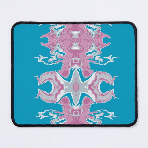 Item preview, Tactikles pink blue fluid abstract art acrylic  designed and sold by chuckletuckle.