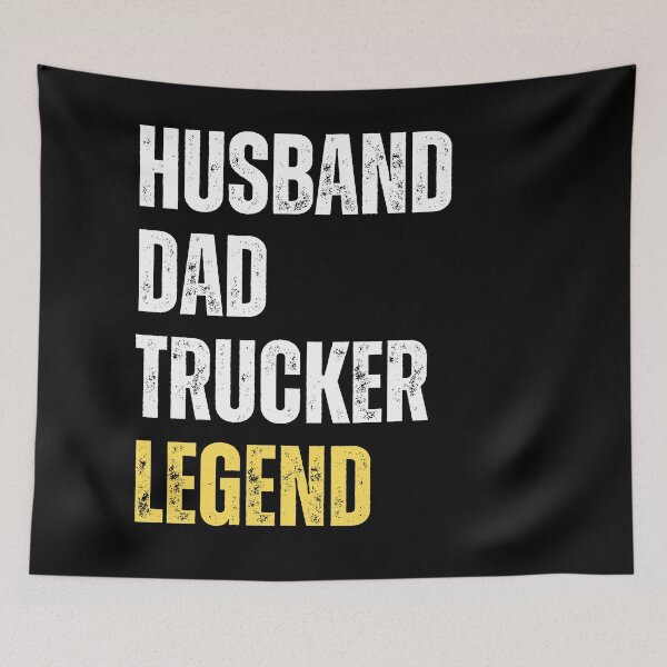 Item preview, Husband Dad Trucker Legend designed and sold by dogslovewindows.