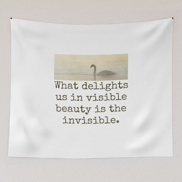 Item preview, What Delights Us In Visible Beauty - Beauty Quote  designed and sold by CrankyOldDude.