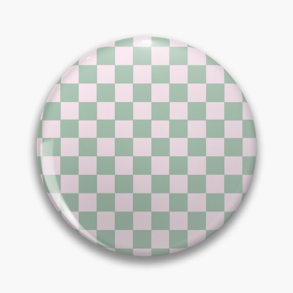Item preview, funky green and pink checkered gingham pattern designed and sold by mckhowdesign.
