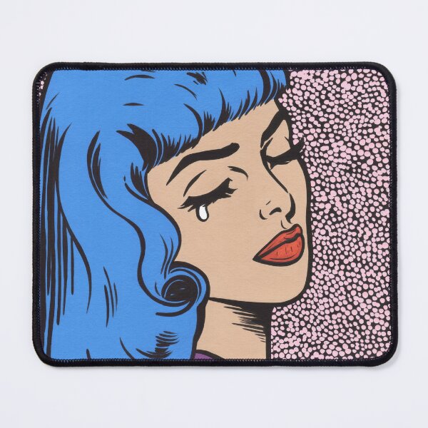 Item preview, Blue Bangs Crying Comic Girl designed and sold by turddemon.