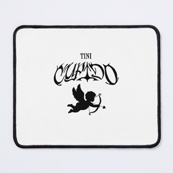 Item preview, tini stoessel - cupido with an angel (black) designed and sold by tinispieterse.