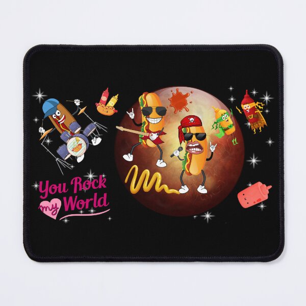 Item preview, You Rock My World Hot Dog Band designed and sold by theprof2021.