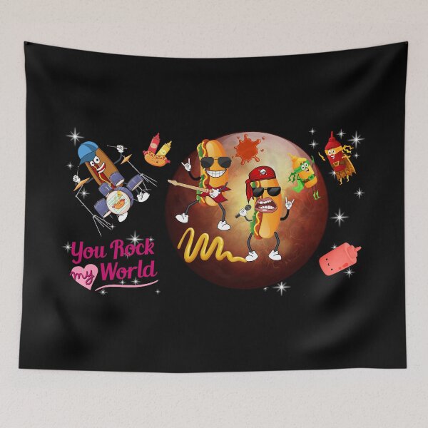 Item preview, You Rock My World Hot Dog Band designed and sold by theprof2021.