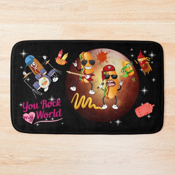 Item preview, You Rock My World Hot Dog Band designed and sold by theprof2021.