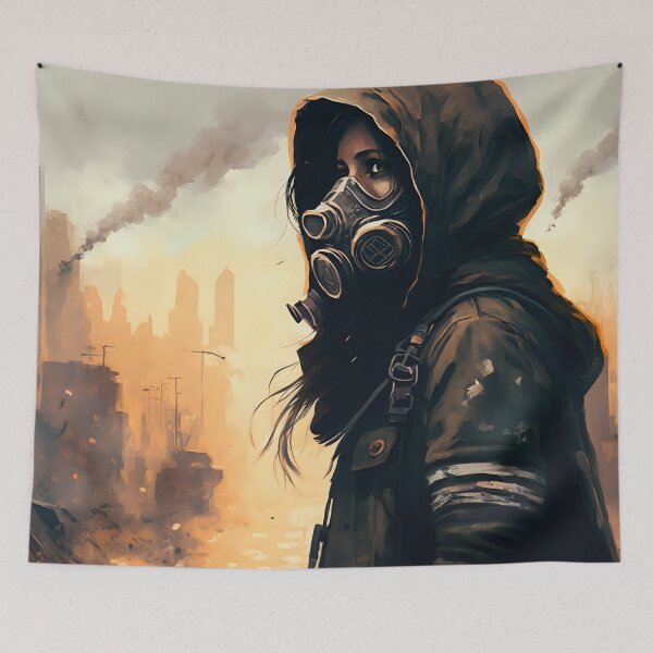 Item preview, Anatomy of Disaster: Woman in Gas Mask designed and sold by Luis Rodrigues.