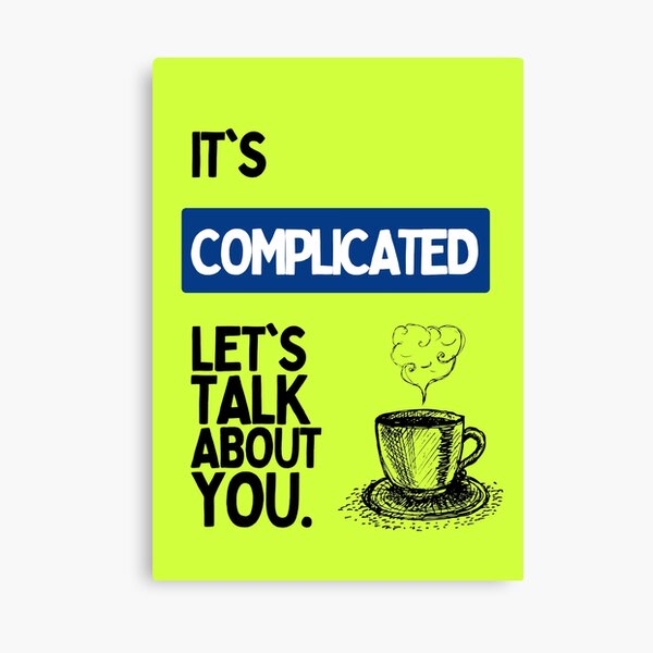 Item preview, Happy Valley "It's Complicated" Print Design | Catherine Cawood Quote designed and sold by AllusionPrints.