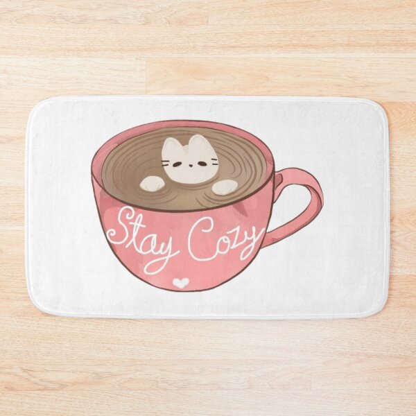 Item preview, Stay cozy marshmallow kitty designed and sold by Artistkhg.