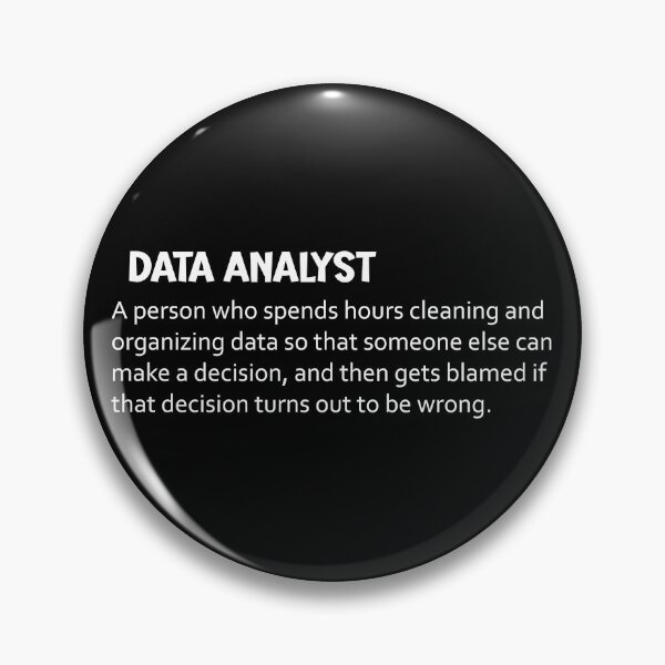 Item preview, Data analyst funny definiton (white) designed and sold by EmeraldeaArt.