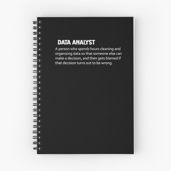 Item preview, Data analyst funny definiton (white) designed and sold by EmeraldeaArt.
