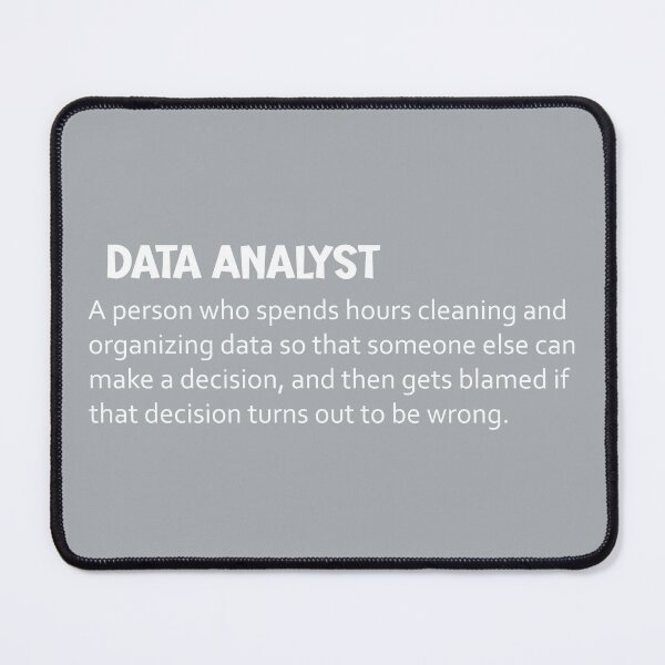 Item preview, Data analyst funny definiton (white) designed and sold by EmeraldeaArt.