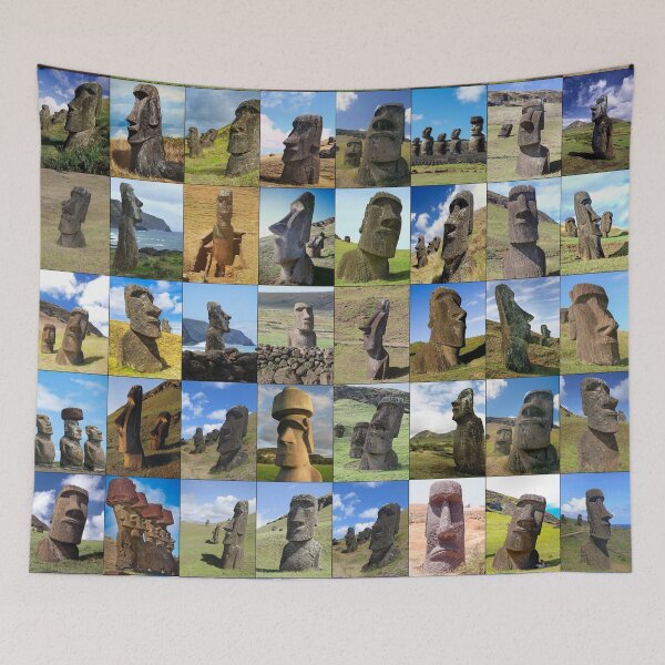 Item preview, Easter Island designed and sold by Montage-Madness.