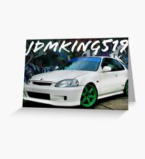 Honda Civic tuner Greeting Card