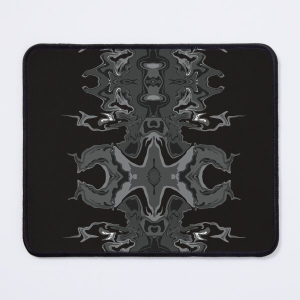 Item preview, Tactikles black fluid abstract art acrylic designed and sold by chuckletuckle.