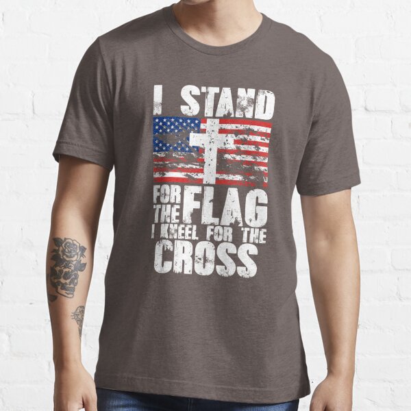 Astros T-Shirt Stand For The Flag Kneel For The Cross Houston