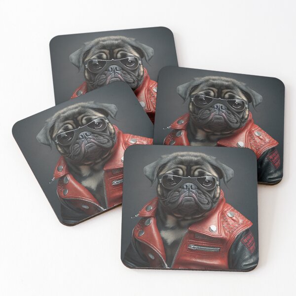 Item preview, Fun with Pugs - Biker Pug 1 designed and sold by KieraJewel.