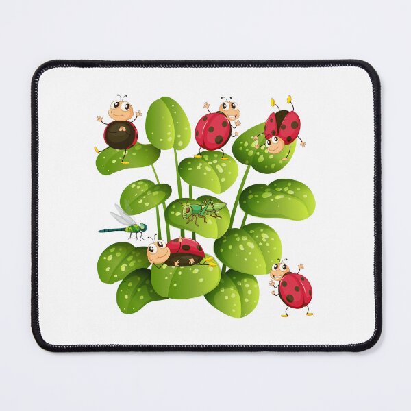 Item preview, Ladybugs on a Green Plant designed and sold by silviaol.
