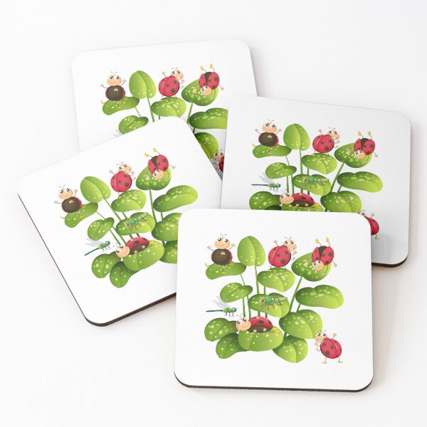 Item preview, Ladybugs on a Green Plant designed and sold by silviaol.