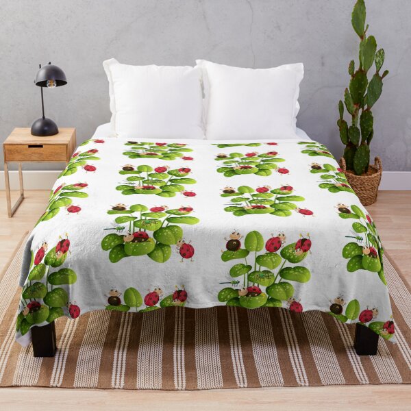 Item preview, Ladybugs on a Green Plant designed and sold by silviaol.