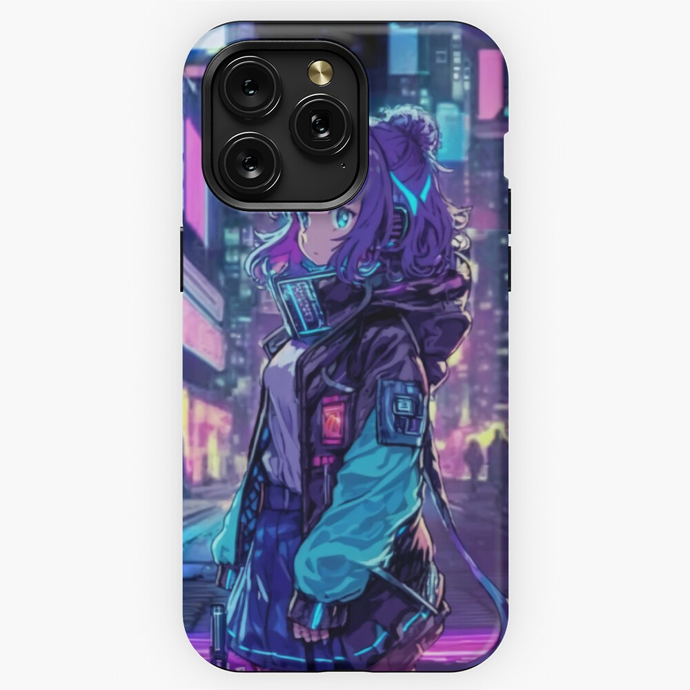 Cyberpunk Anime Girl Phone Cases Skins