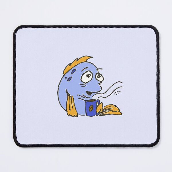 Item preview, Hand-drawn Ink Art. Fun Fish' Story. Monday Vibes designed and sold by DigiPicStock.