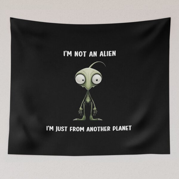 Item preview, Funny alien ufo designed and sold by softgraphics.