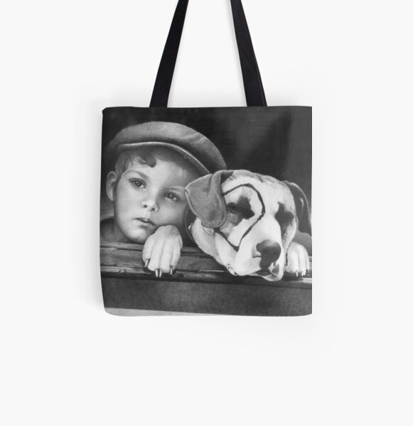 Dickey Moore and Petey All Over Print Tote Bag