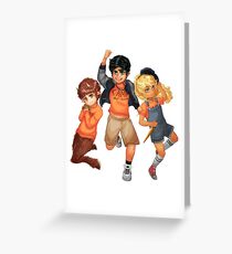 The Olympian Trio Greeting Card