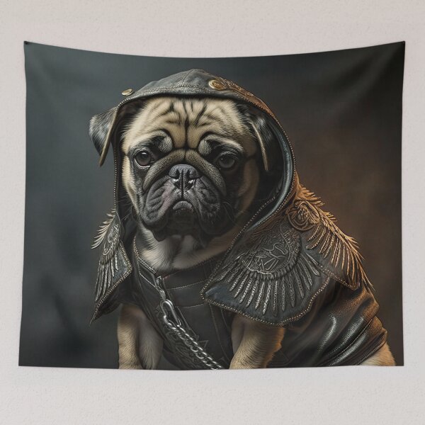 Item preview, Fun with Pugs - Biker Pug 3 designed and sold by KieraJewel.