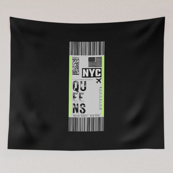 Item preview, Boarding pass [NYC] Queens tag designed and sold by LeddsoDello.