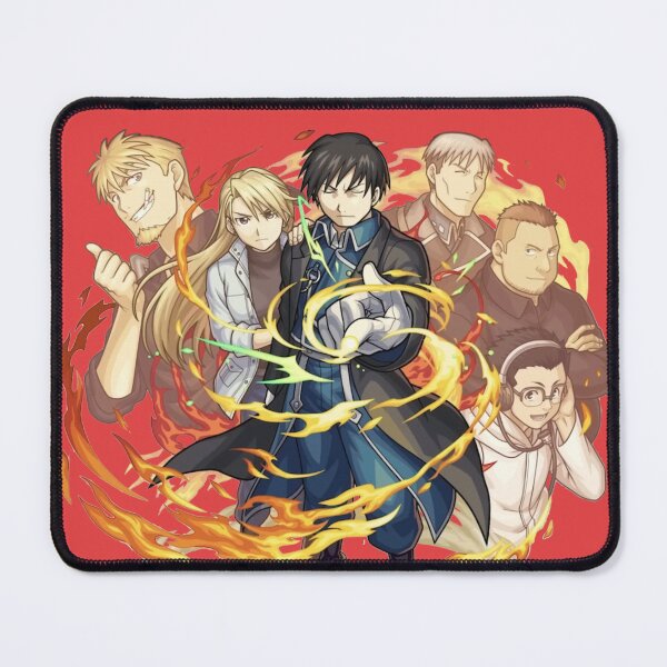 Aperçu de l'œuvre Roy Mustang et Riza Hawkeye (Fullmetal Alchemist) créée et vendue par GrisArt.