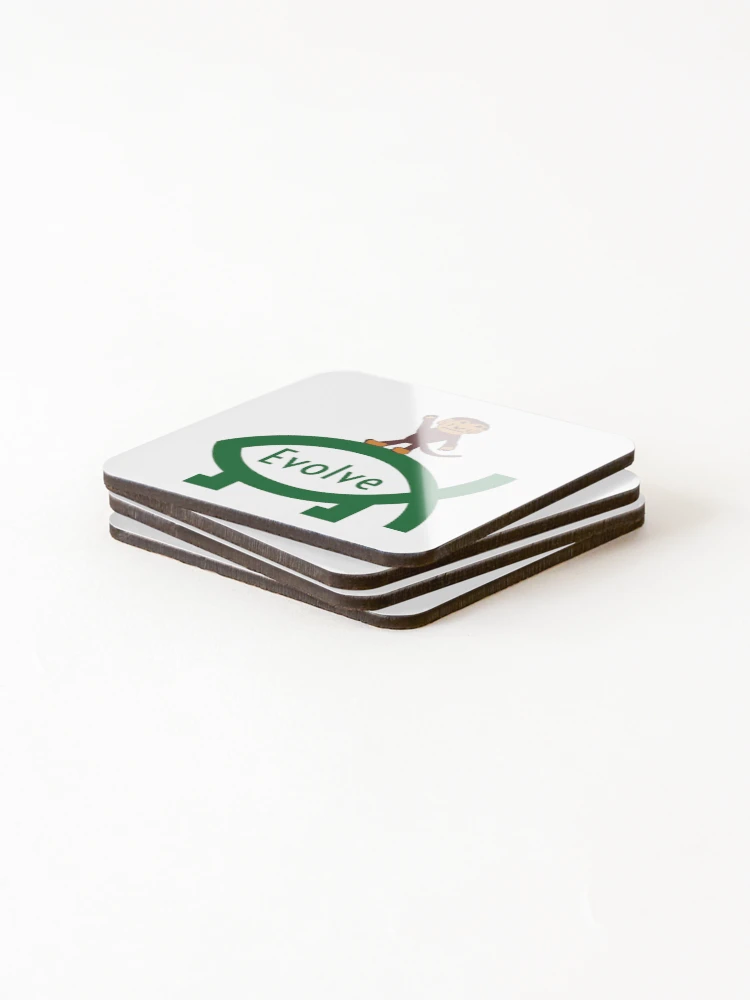 Thumbnail 4 of 5, Coasters (Set of 4), Evolve designed and sold by Rachel the Artist .
