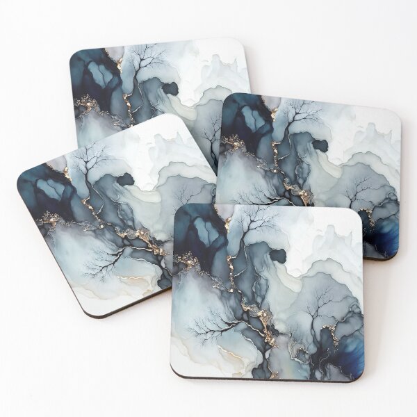 Item preview, Dreamy Delights - Abstract Alcohol Ink Resin Art designed and sold by inkvestor.