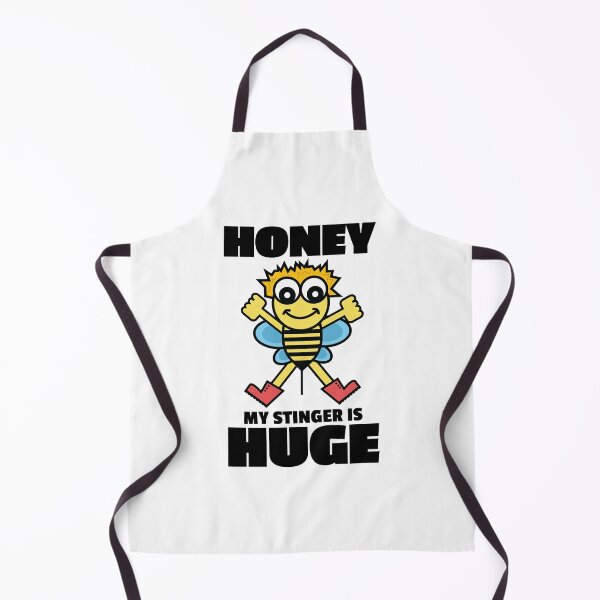 Item preview, Honey My Stinger Is Huge Funny Bee Illustration Bee Keeper Meme BDE Joke designed and sold by doseofwin.