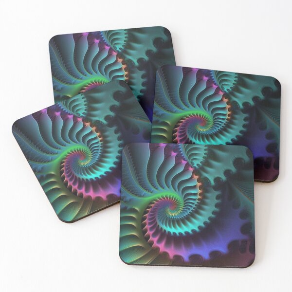 Item preview, Colourful Fractal Swirl Pattern designed and sold by ChaosEmporium.