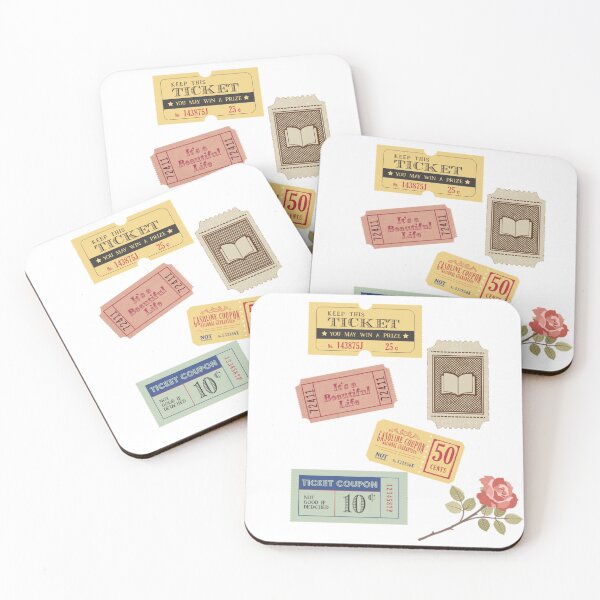 Item preview, Vintage Tickets designed and sold by Wild-Rose-.