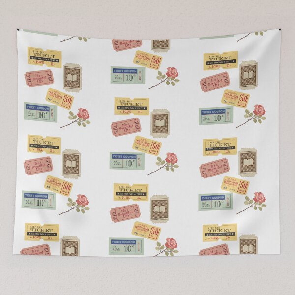Item preview, Vintage Tickets designed and sold by Wild-Rose-.