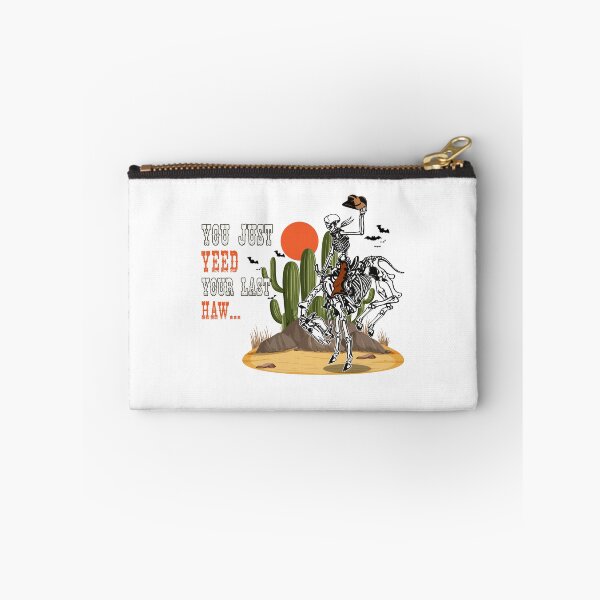 Item preview, You Just Yeed Your Last Haw, Yee Haw, Yeehaw Country, Skeleton Cowboy Killer Rodeo, Howdy wild West, Yeehaw designed and sold by UranusStickers.
