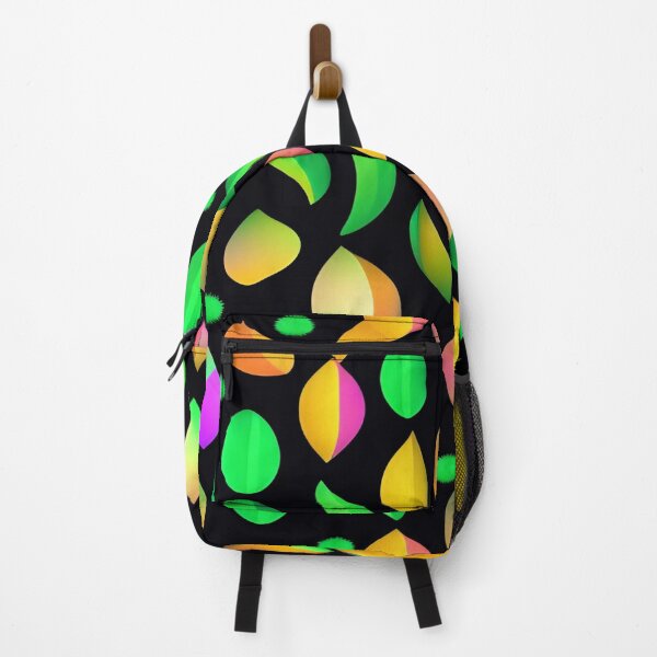 Item preview, Abstract Colorful Neon Leaf Pattern designed and sold by calibrit.