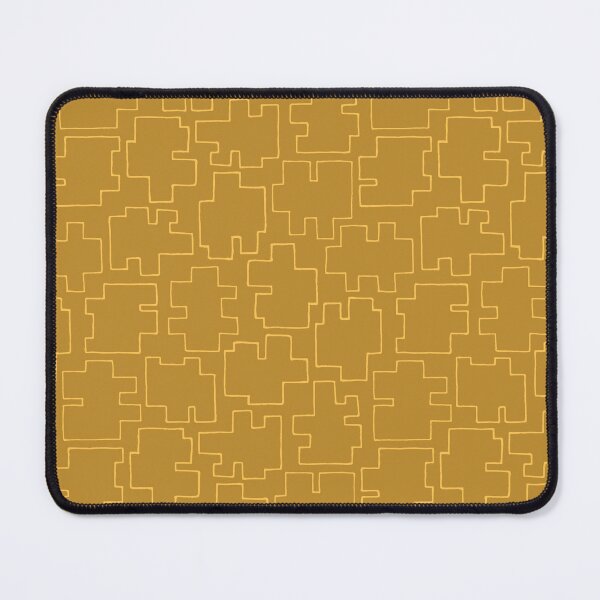 Item preview, Geo Puzzle – Gold & Saffron designed and sold by natmytype.