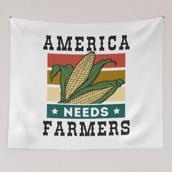 Item preview, America Needs Farmers, on White designed and sold by sweetbelle.