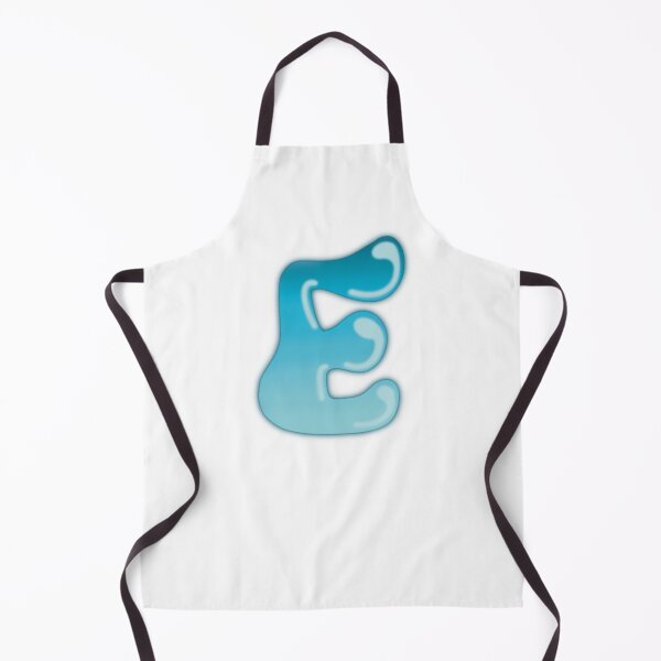 Item preview, E in blues designed and sold by OddDuckCreation.
