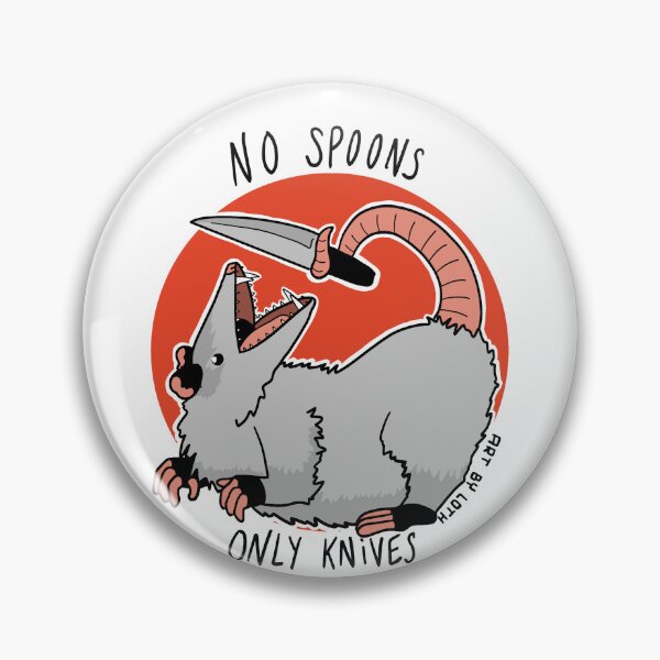 Item preview, No Spoons, only knives designed and sold by lothie.