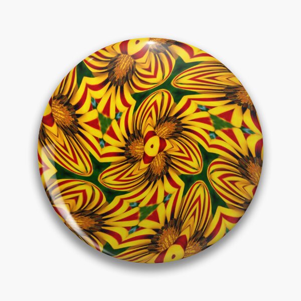 Item preview, Yellow Gazania Pattern designed and sold by Patternflower.