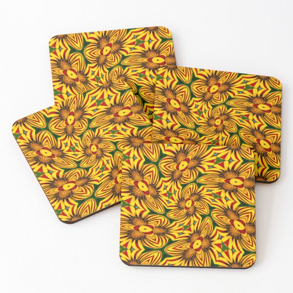 Item preview, Yellow Gazania Pattern designed and sold by Patternflower.