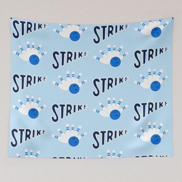 Item preview, Blue Bowling Strike  designed and sold by Bad Signal Studios .